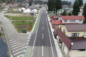 一般県道東法田大堀線道路改良工事(野頭工区)